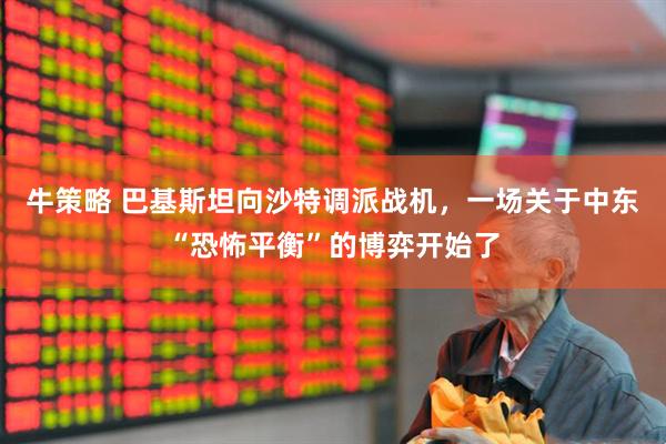 牛策略 巴基斯坦向沙特调派战机，一场关于中东“恐怖平衡”的博弈开始了